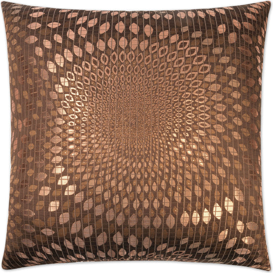 Whirl by DV Kap Home in copper. Made from 100% polyester in a modern style.