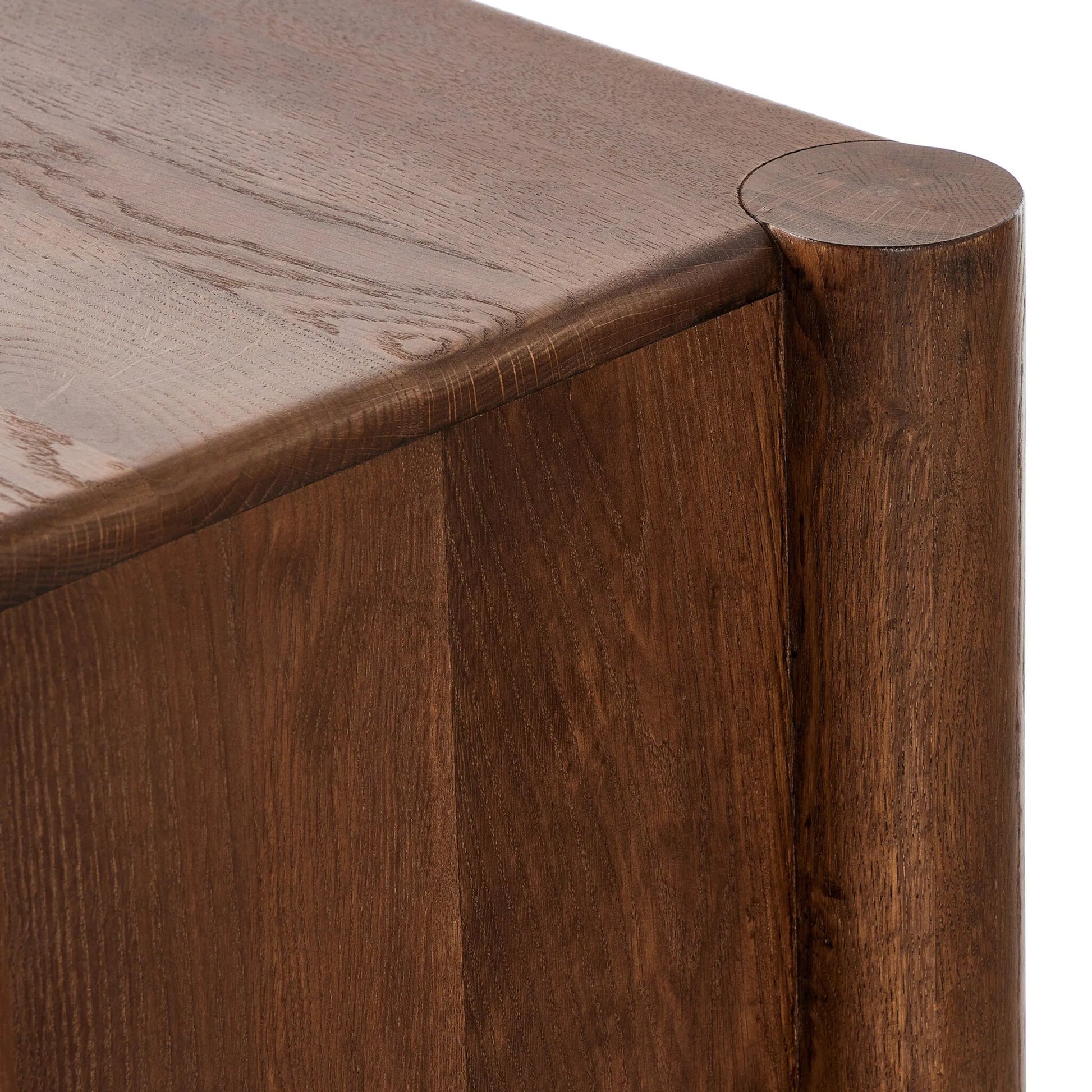 Ezri Bar Cabinet by Four Hands in cocoa oak. Made from solid oak, solid mango in a unique style.