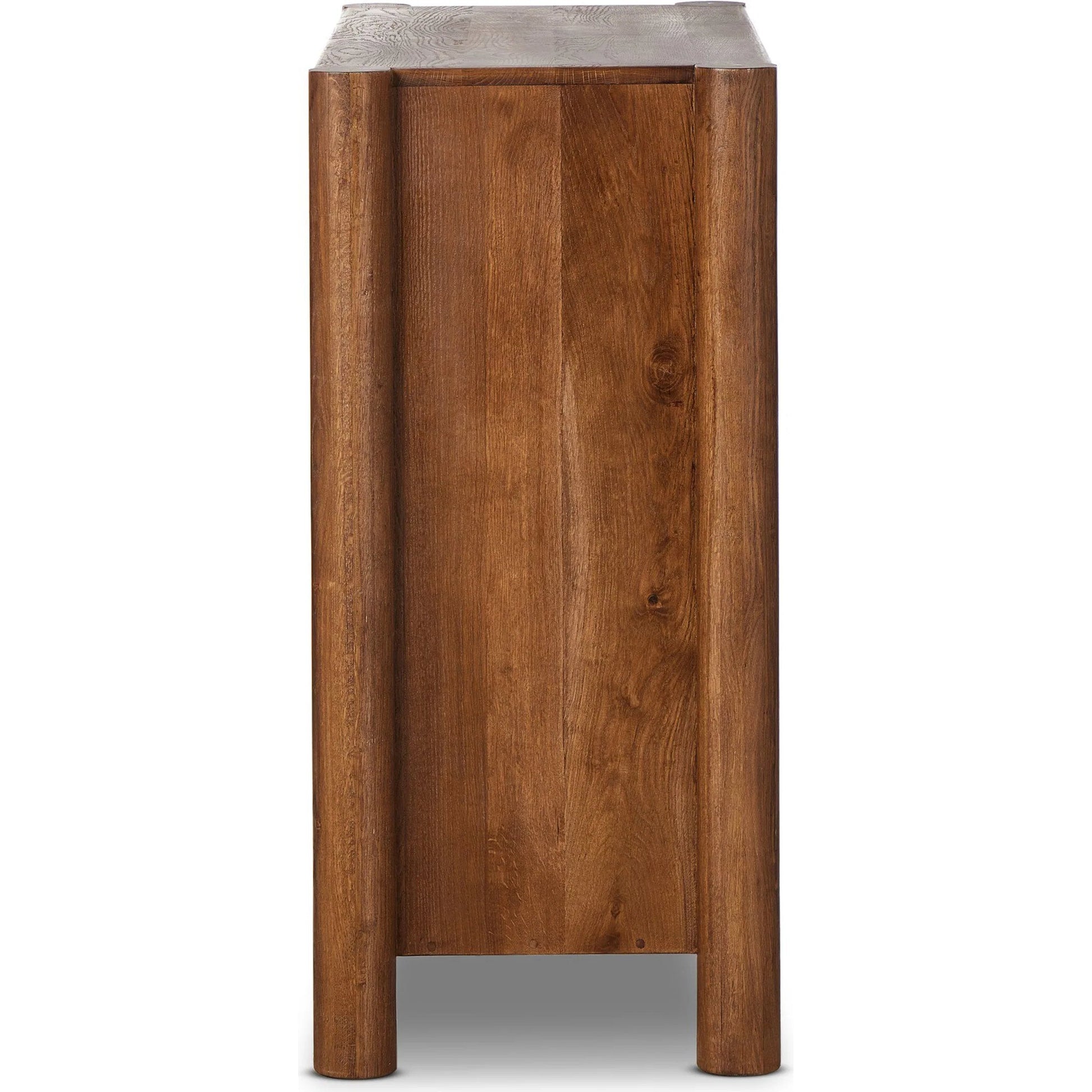 Ezri Bar Cabinet by Four Hands in cocoa oak. Made from solid oak, solid mango in a unique style.