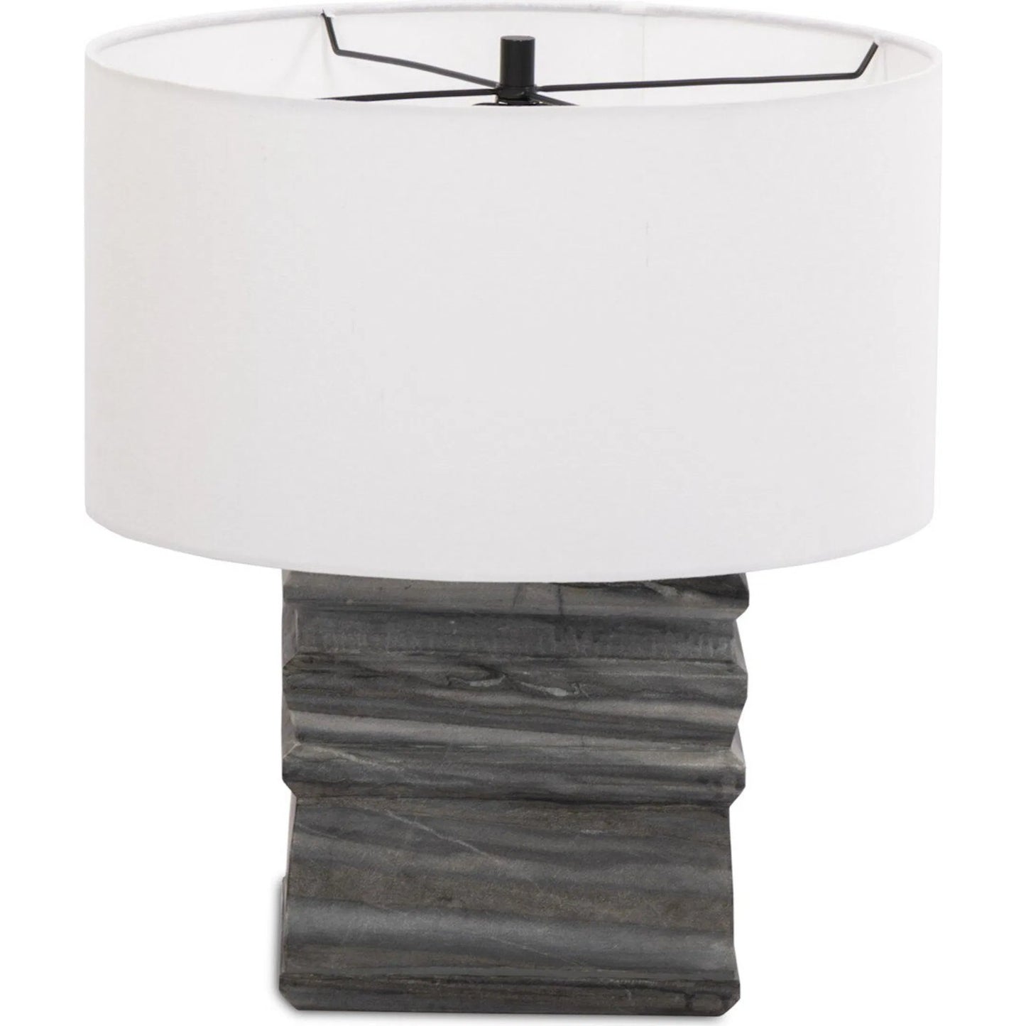 002 SI-2513246 | Additional Silo | Cedric Table Lamp by Four Hands in slate grey marble, jet black. Made from solid marble, iron in a modern style.