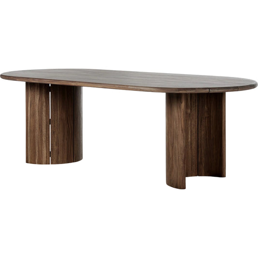 001 SI-2257133 | Primary Silo | Paden Outdoor Dining Table by Four Hands in stained toasted brown-fsc. Made from solid fsc®-certified teak in a unique style.