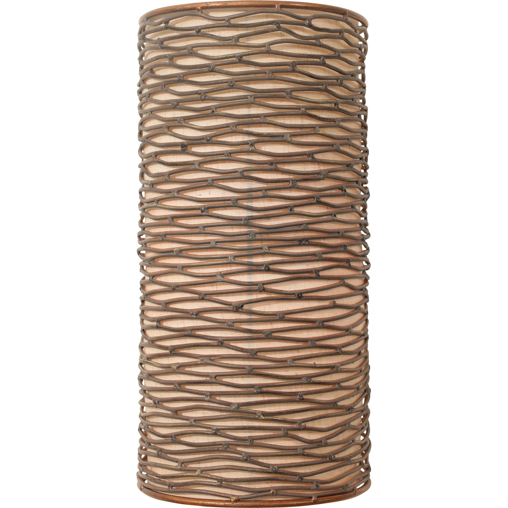 Flow III Sconce by Varaluz in hammered orange. Made from hammered ore, acrylic diffuser in a modern style.