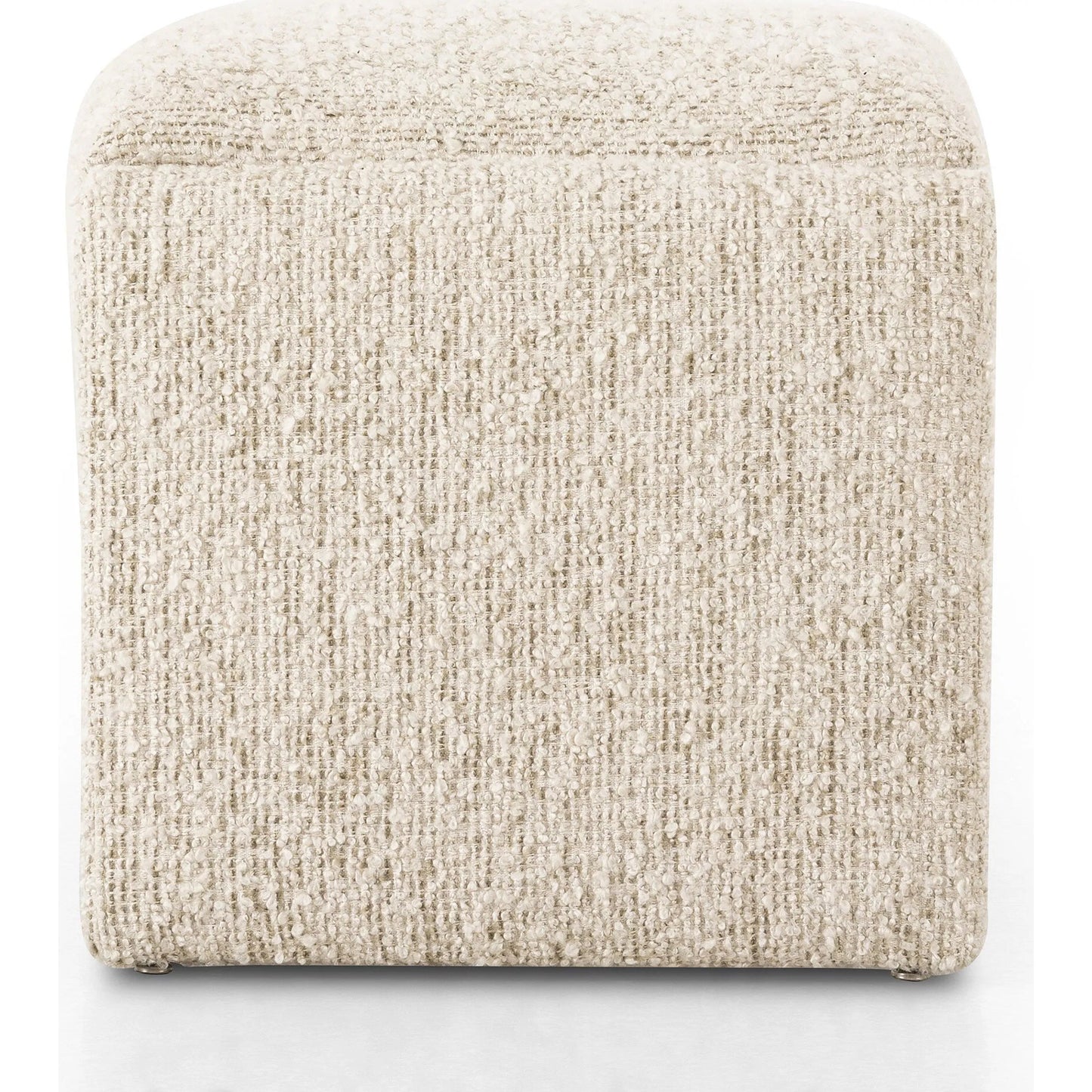 003 SI-2320040 | Additional Silo | Daniel Ottoman by Four Hands in ivan sand. Made from 60% acrylic, 33% cotton, 7% polyester in a transitional style.