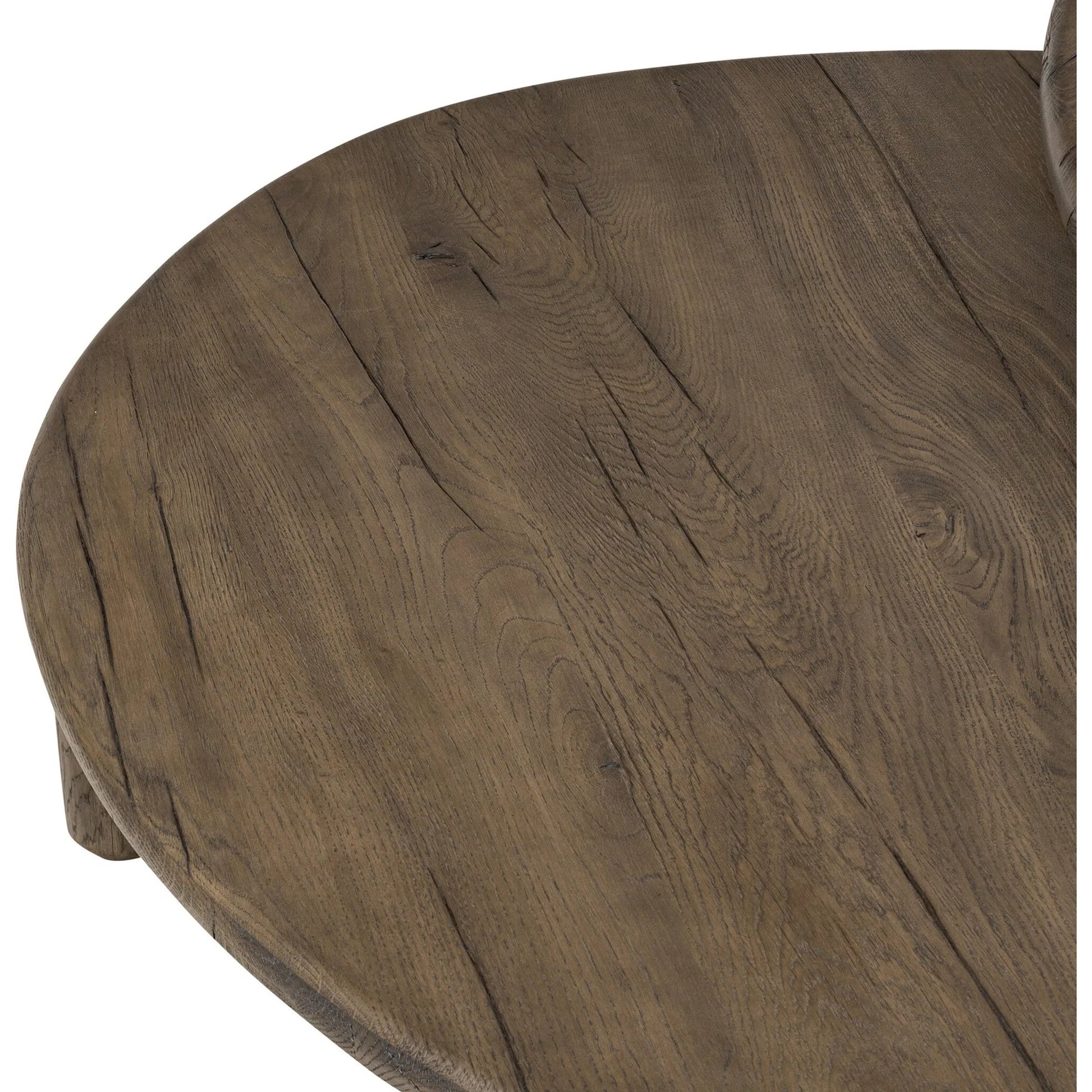 Falco Nesting Tables by Four Hands in grey reclaimed french oak. Made from solid reclaimed oak in a traditional style.