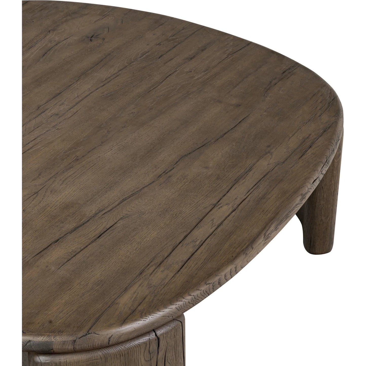 008 SI-2320056 | Closeup | Falco Nesting Tables by Four Hands in grey reclaimed french oak. Made from solid reclaimed oak in a traditional style.
