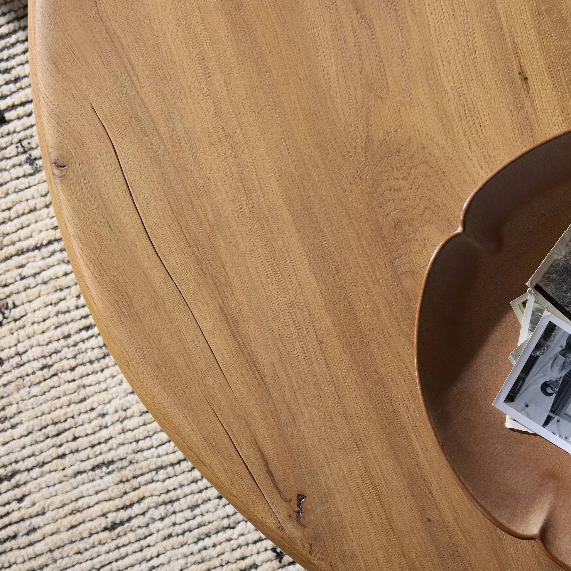 Falco Nesting Table by Four Hands. Made from solid reclaimed oak in a traditional style.