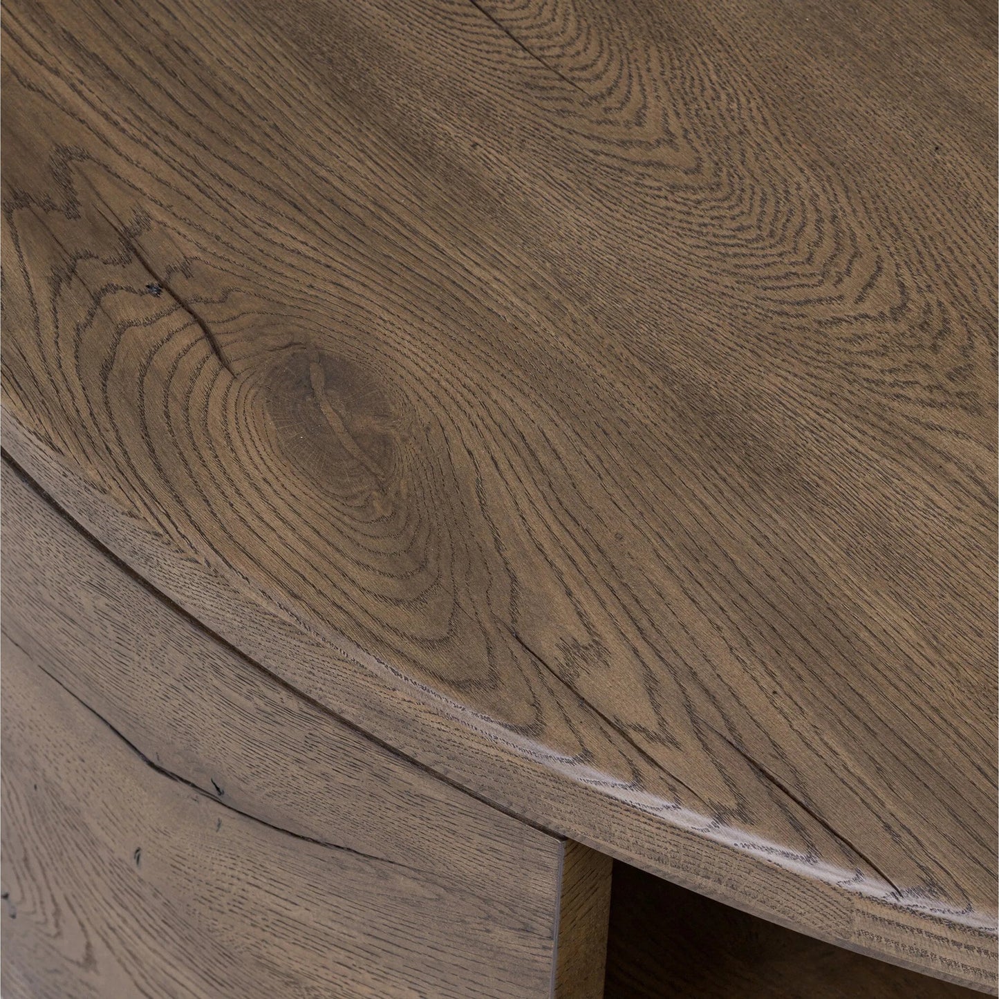 016 SI-2535225 | Closeup | Matheus Coffee Table by Four Hands in natural reclaimed french oak. Made from solid reclaimed oak in a modern style.