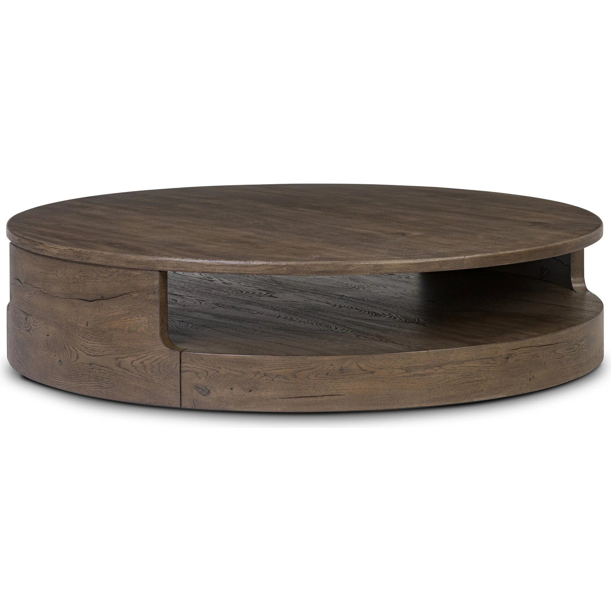 Matheus Coffee Table by Four Hands in natural reclaimed french oak. Made from solid reclaimed oak in a modern style.