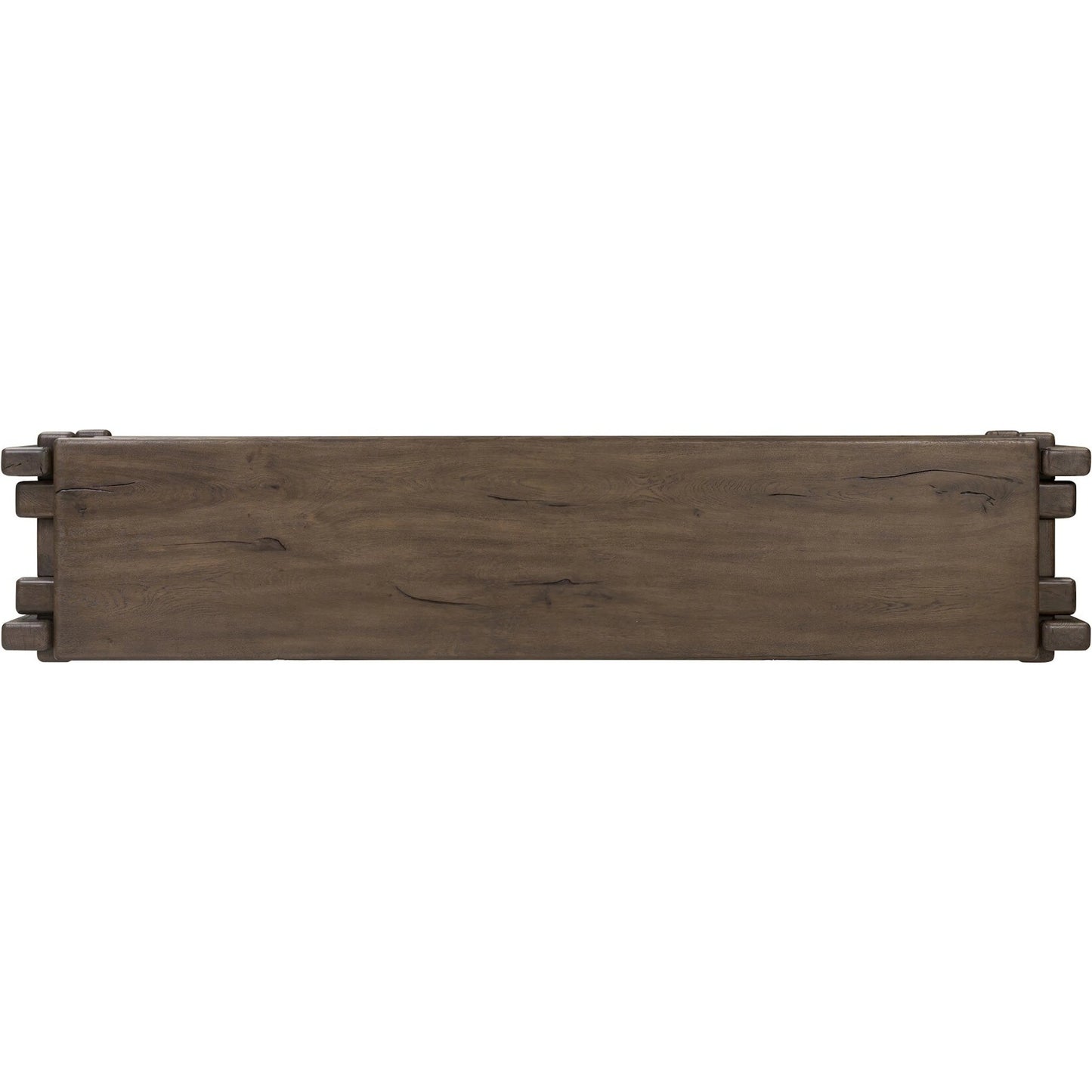 017 SI-2635329 | Additional Silo | Marcia Low Console Table by Four Hands in natural reclaimed french oak. Made from solid reclaimed oak in a modern style.