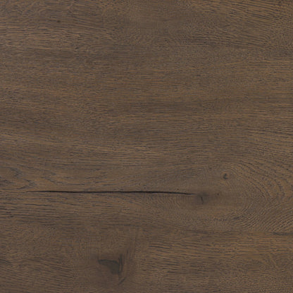 Marcia Console Table by Four Hands in grey reclaimed french oak. Made from solid reclaimed oak in a modern style.