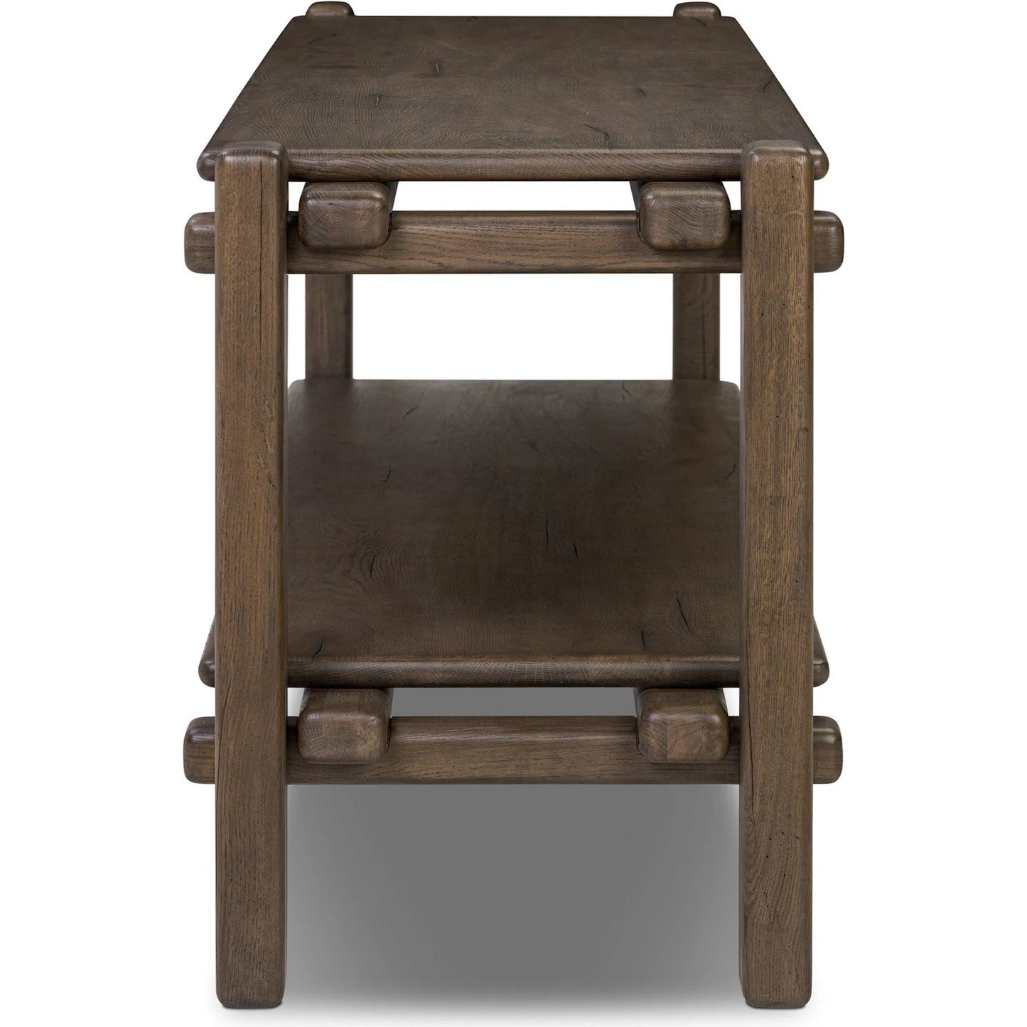 013 SI-2535212 | Additional Silo | Marcia Console Table by Four Hands in grey reclaimed french oak. Made from solid reclaimed oak in a modern style.