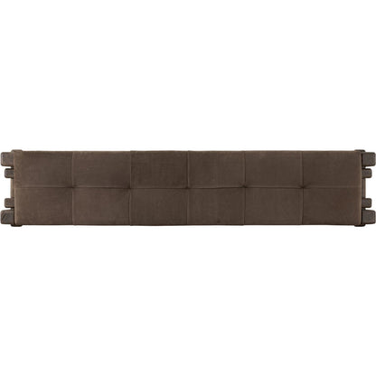 Marcia Accent Bench by Four Hands in natural reclaimed french oak. Made from unique in a modern style.