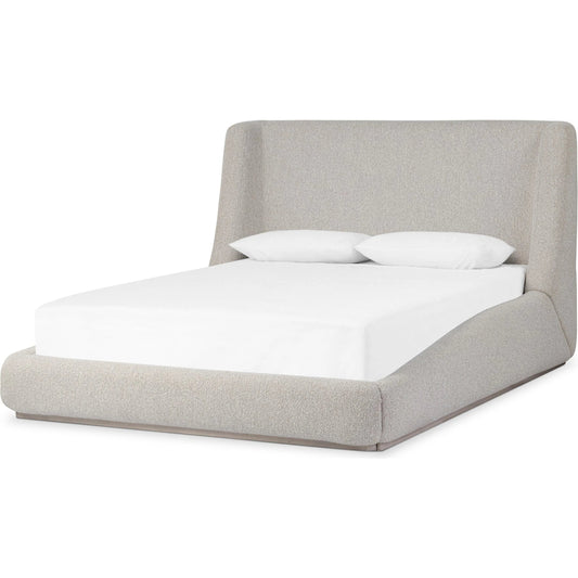Paloma Bed by Four Hands in sattley fog. Made from 96% polyester, 4% acrylic in a unique style.