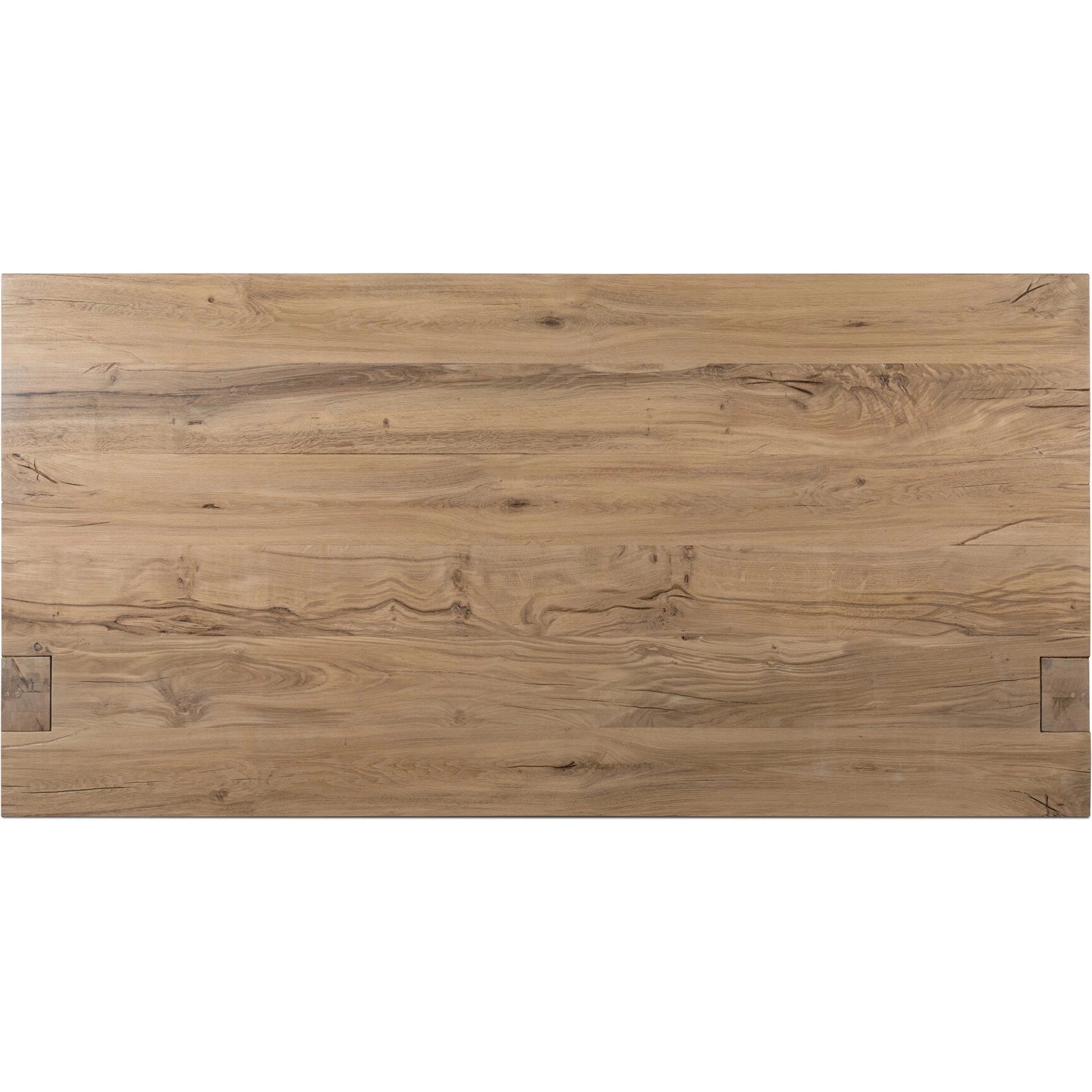 Lia Bed by Four Hands in natural reclaimed french oak. Made from solid reclaimed oak in a modern style.