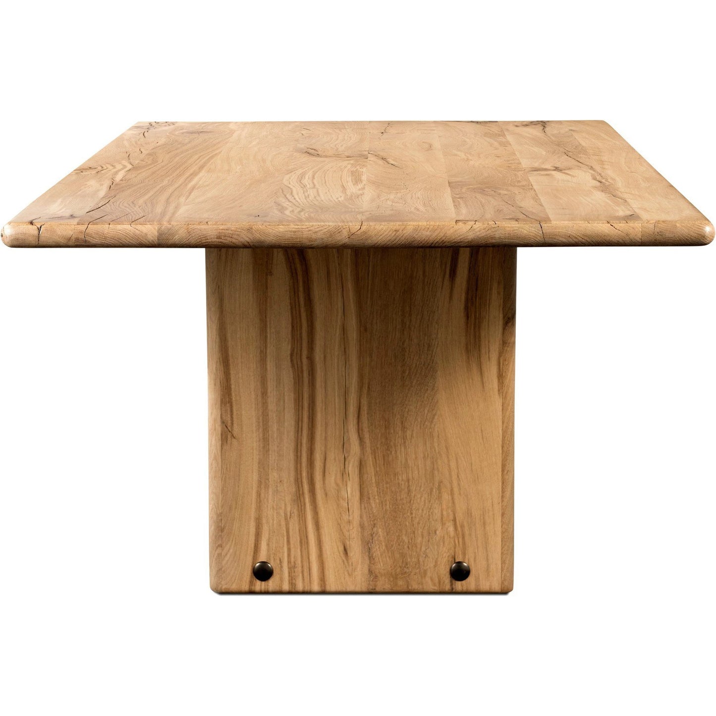 003 SI-2137490 | Additional Silo | Marcon Dining Table by Four Hands in natural reclaimed french oak. Made from solid reclaimed oak, brass in a modern style.