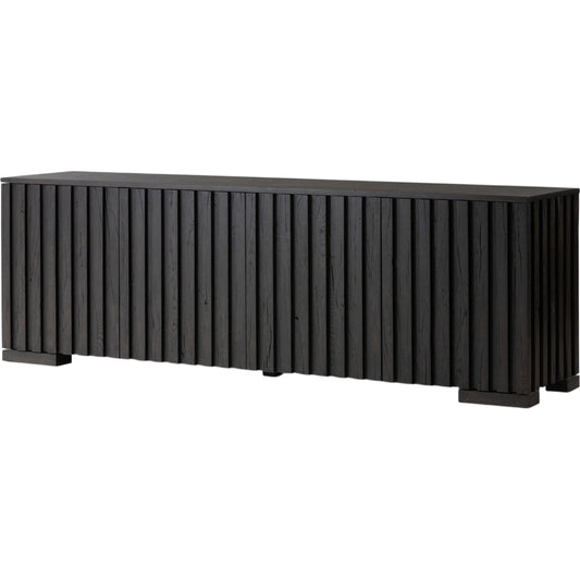 Ramos Sideboard by Four Hands in dark espresso. Made from solid reclaimed oak in a modern style.