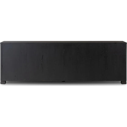 Ramos Sideboard by Four Hands in dark espresso. Made from solid reclaimed oak in a modern style.