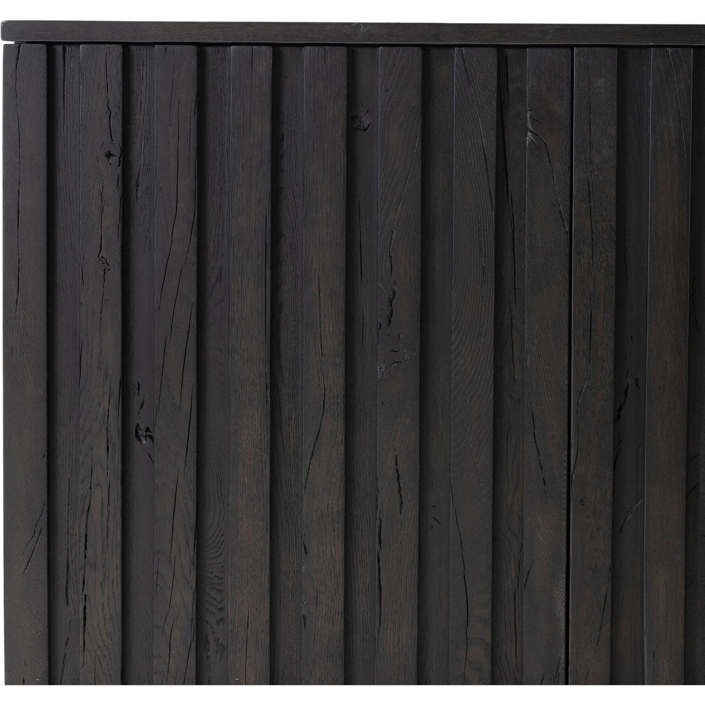 005 SI-2137564 | Closeup | Ramos Sideboard by Four Hands in dark espresso. Made from solid reclaimed oak in a modern style.