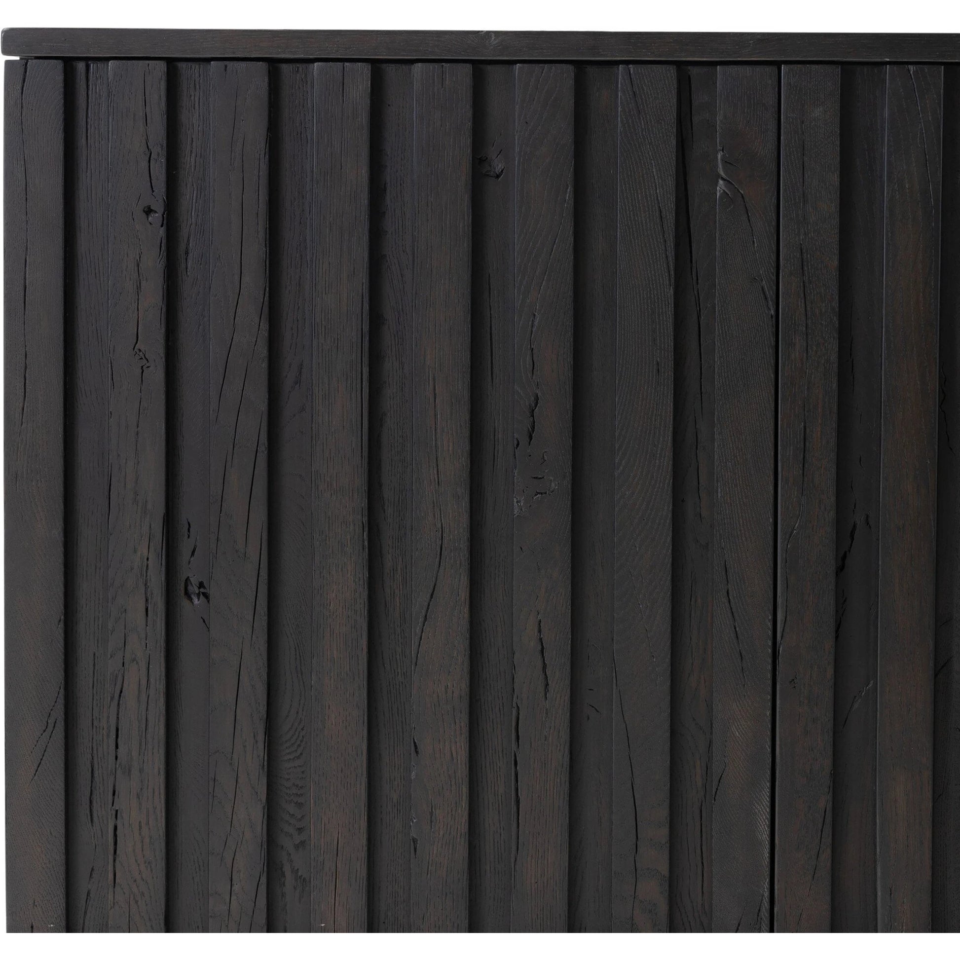 Ramos Sideboard by Four Hands in dark espresso. Made from solid reclaimed oak in a modern style.