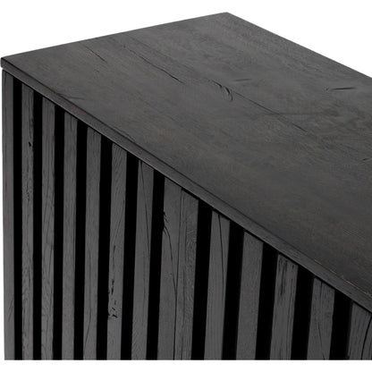 Ramos Sideboard by Four Hands in dark espresso. Made from solid reclaimed oak in a modern style.