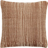 Natural Wool, Off White Canvas, Taupe Cotton / 20" x 20"