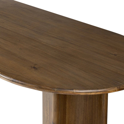 Paden Dining Table by Four Hands. Made from thin acacia veneer, solid acacia in a modern style.