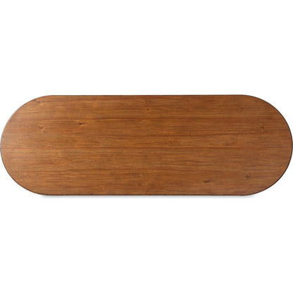 Paden Dining Table by Four Hands. Made from thin acacia veneer, solid acacia in a modern style.