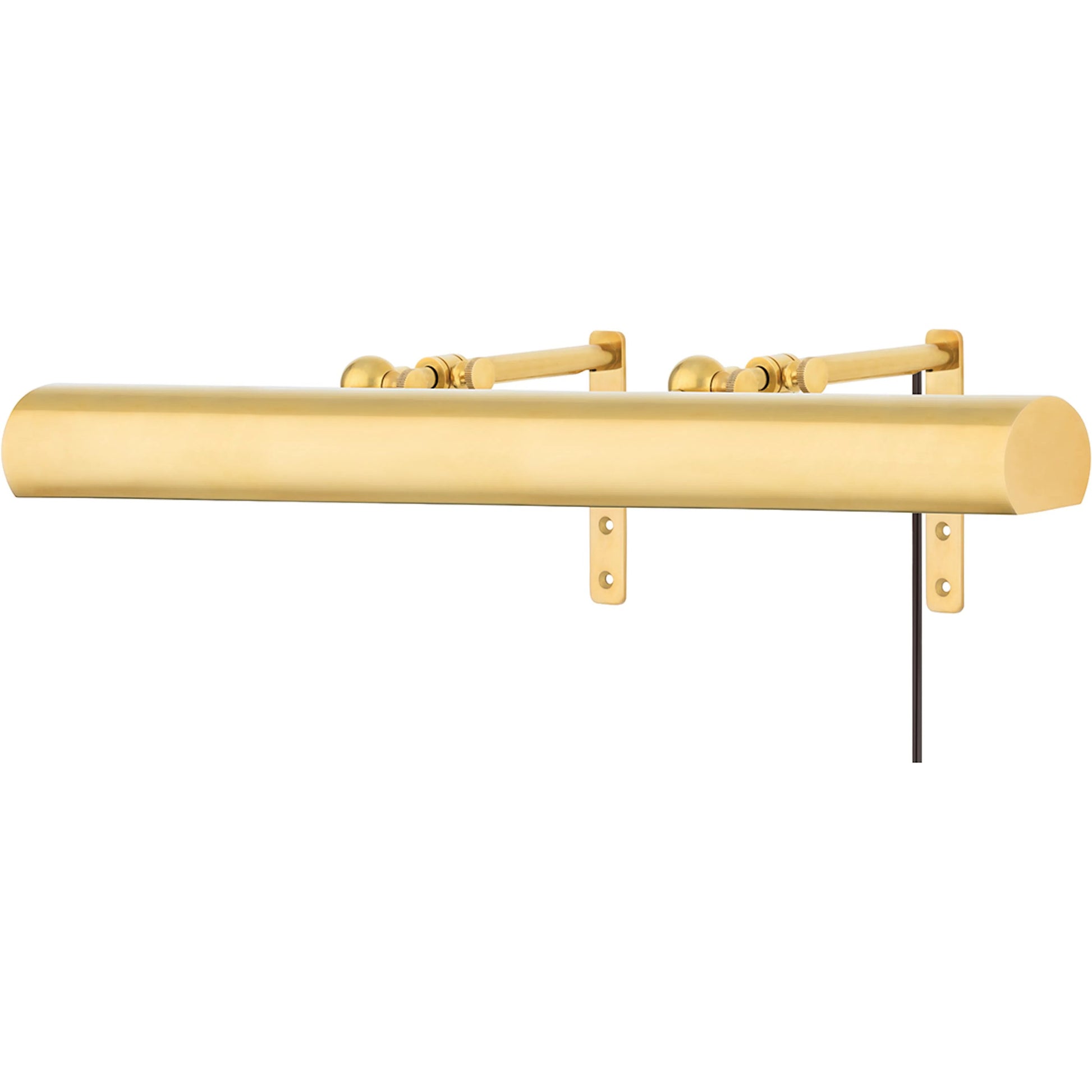 Vernon Picture Light by Hudson Valley. Made from brass in a traditional style.