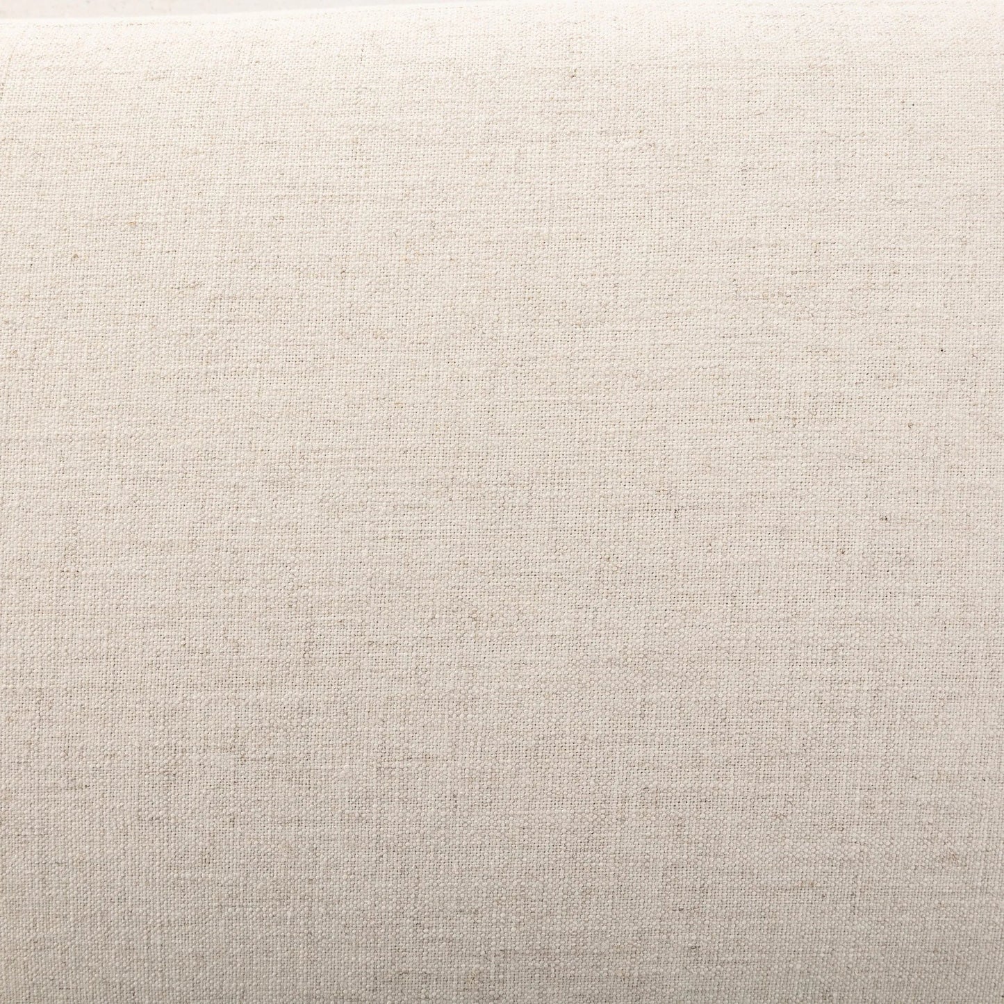 006 SI-2449397 | Closeup | Kirby Accent Bench by Four Hands in alcala cream, vintage natural. Made from 70% polyester, 20% viscose (rayon), 10% flax/linen, solid parawood in a transitional style.