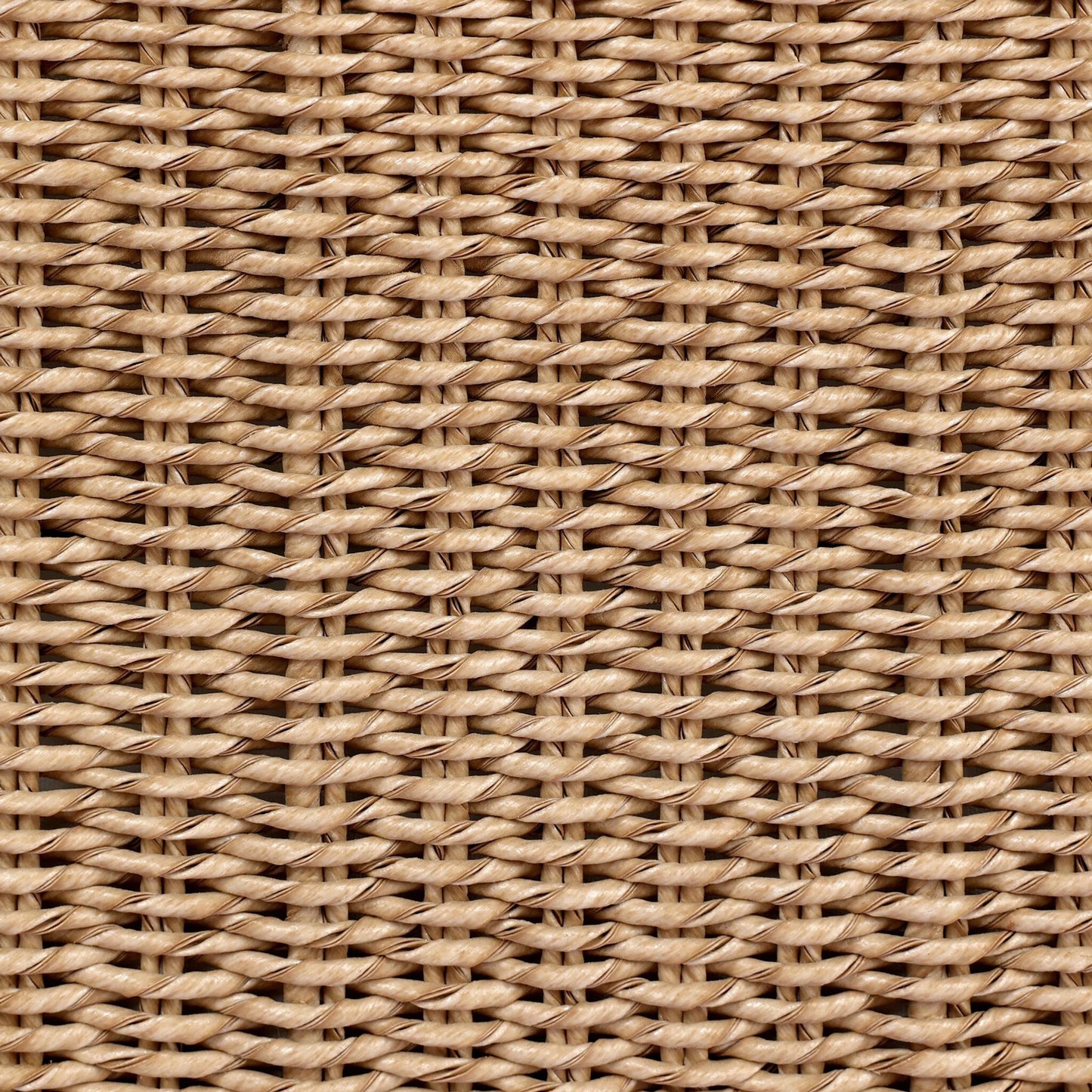 003 SI-2519111 | Closeup | Cambrie Outdoor Chair by Four Hands in arashi salt, stained toasted brown, faux hyacinth. Made from 100% acrylic, solid teak, 100% polyethylene in a rustic style.