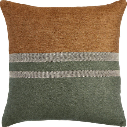 Crane Pillow by Four Hands in crane. Made from 100% flax/linen, down alternative fiber, 100% polyester in a modern style.