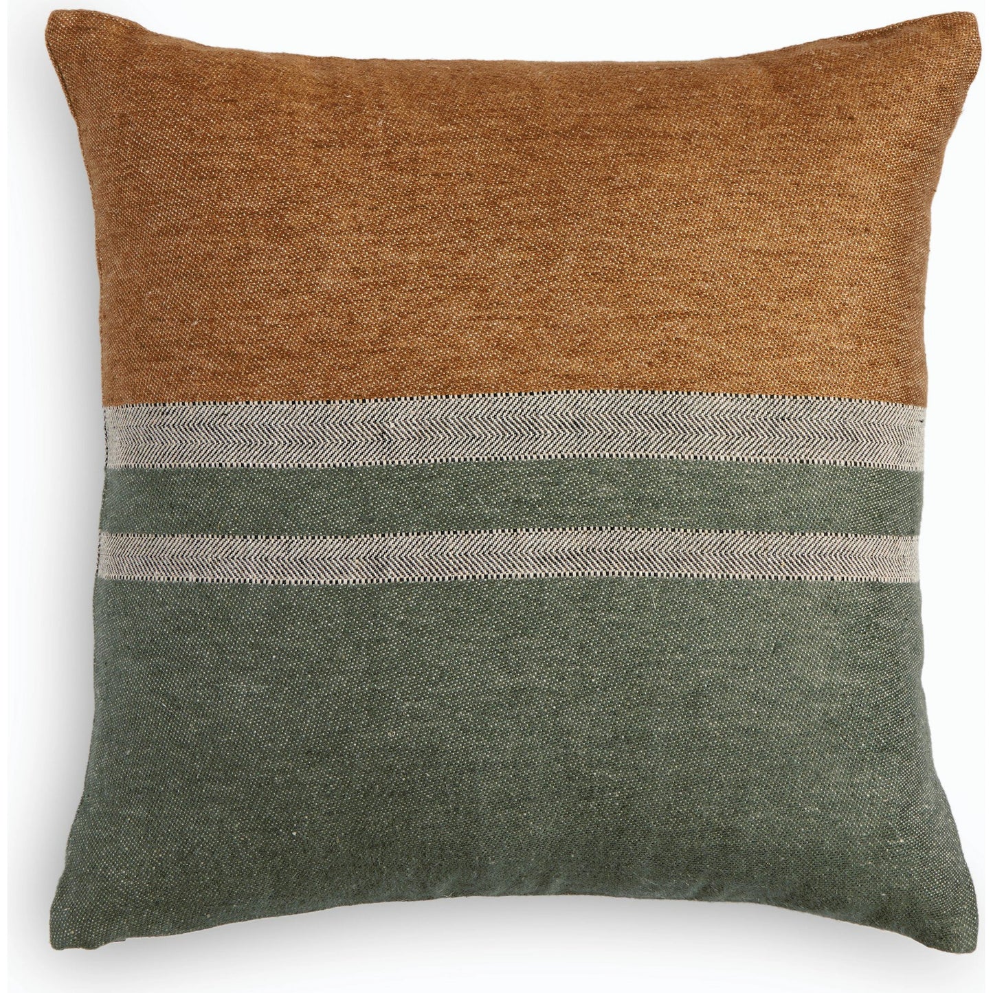 002 SI-2158119 | Additional Silo | Crane Pillow by Four Hands in crane. Made from 100% flax/linen, down alternative fiber, 100% polyester in a modern style.