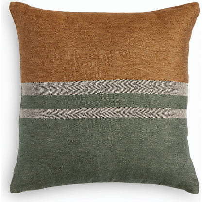 Crane Pillow by Four Hands in crane. Made from 100% flax/linen, down alternative fiber, 100% polyester in a modern style.