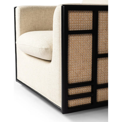 June Swivel Chair by Four Hands. Made from unique in a transitional style.