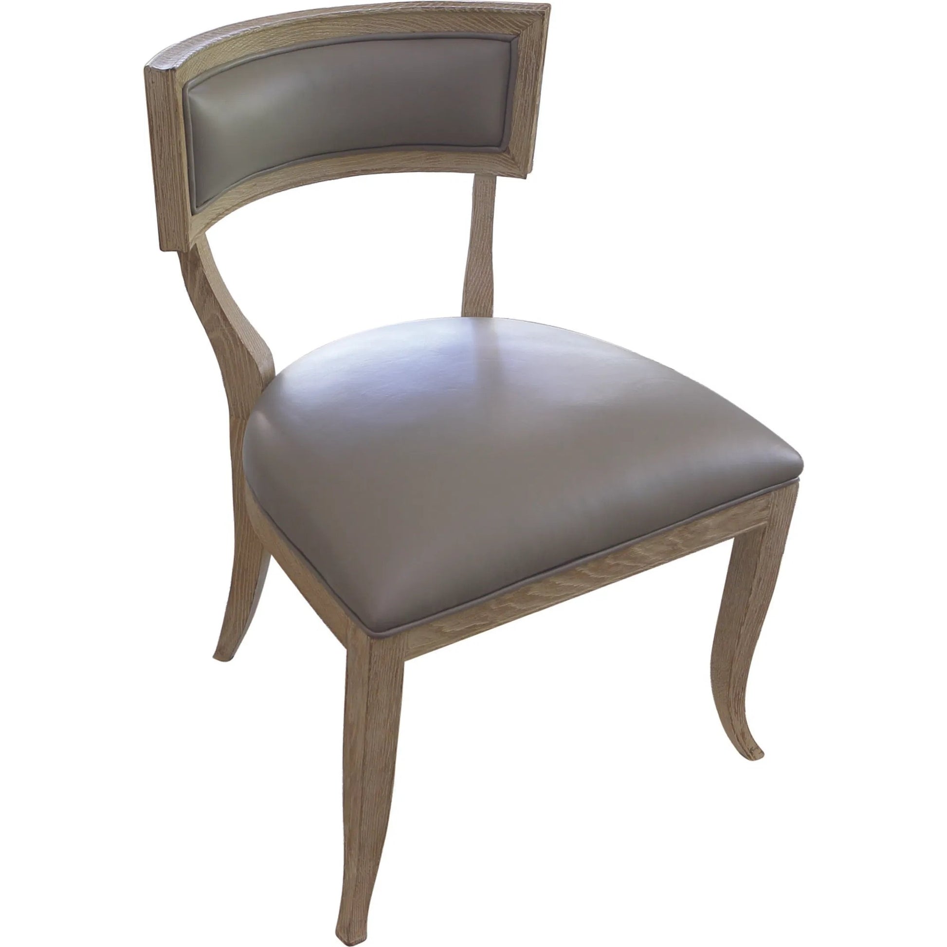 Klios Chair by Global Views. Made from american white oak in a transitional style.