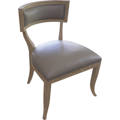 Klios Chair by Global Views. Made from american white oak in a transitional style.