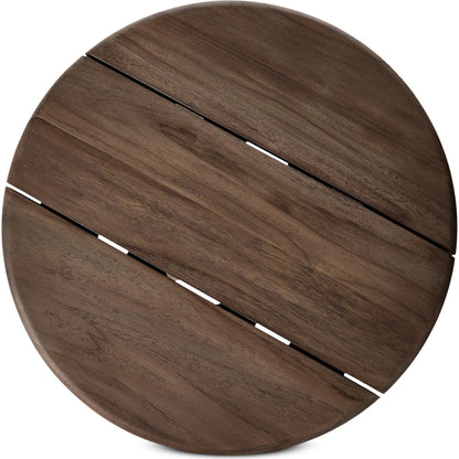 Paden Outdoor End Table by Four Hands in stained toasted brown-fsc. Made from solid fsc®-certified teak in a unique style.