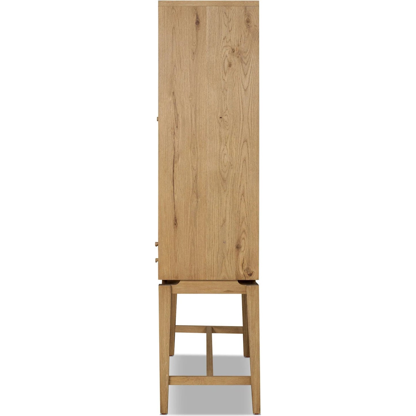 003 SI-2327543 | Additional Silo | Bergstrom Cabinet by Four Hands in warm natural oak veneer. Made from thick oak veneer, solid oak in a modern style.