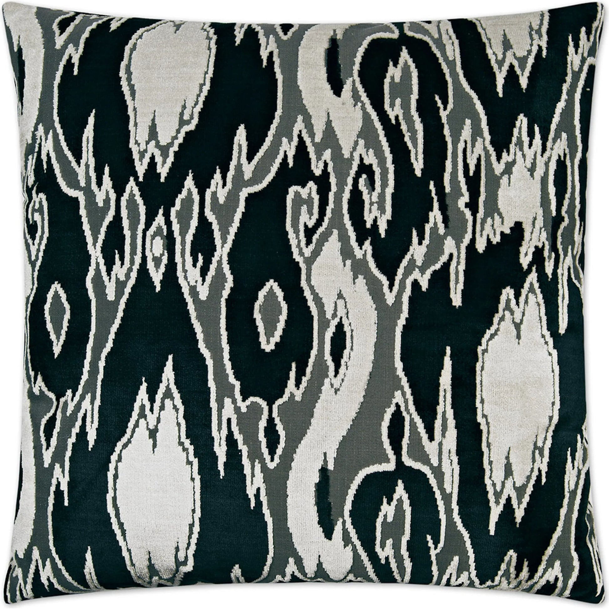 Maldives Pillow by DV Kap Home in domino. Made from 60% rayon, 40% polyester in a eclectic & global style.