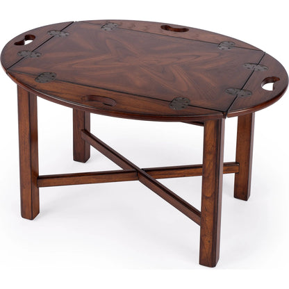 Carlisle Butler Table by Butler Specialty Company. Made from rubberwood solids, mdf, cherry veneer in a traditional style.