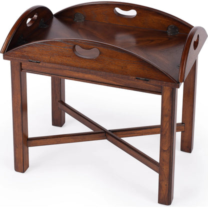 Carlisle Butler Table by Butler Specialty Company. Made from rubberwood solids, mdf, cherry veneer in a traditional style.