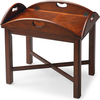 Carlisle Butler Table by Butler Specialty Company. Made from rubberwood solids, mdf, cherry veneer in a traditional style.