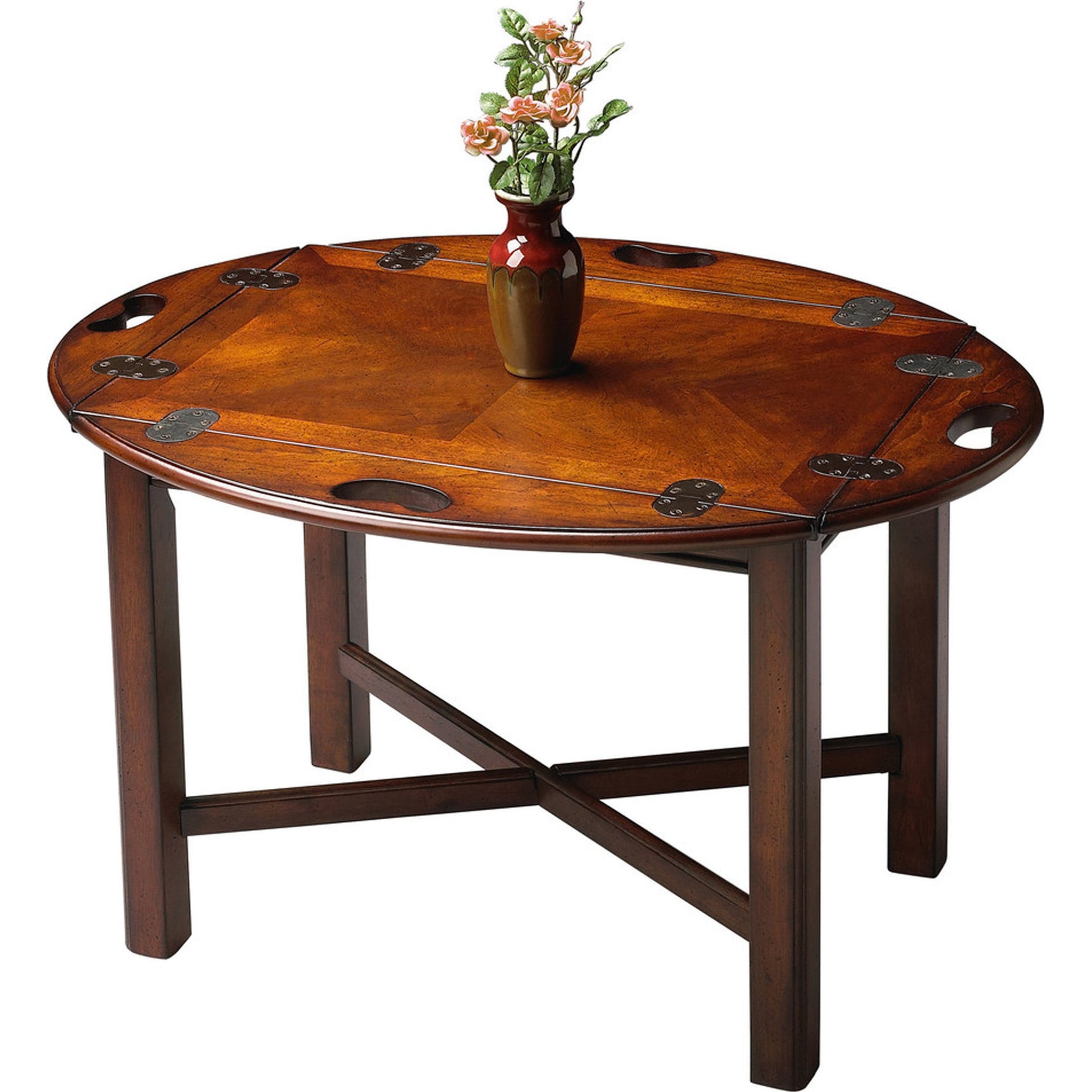 Carlisle Butler Table by Butler Specialty Company. Made from rubberwood solids, mdf, cherry veneer in a traditional style.