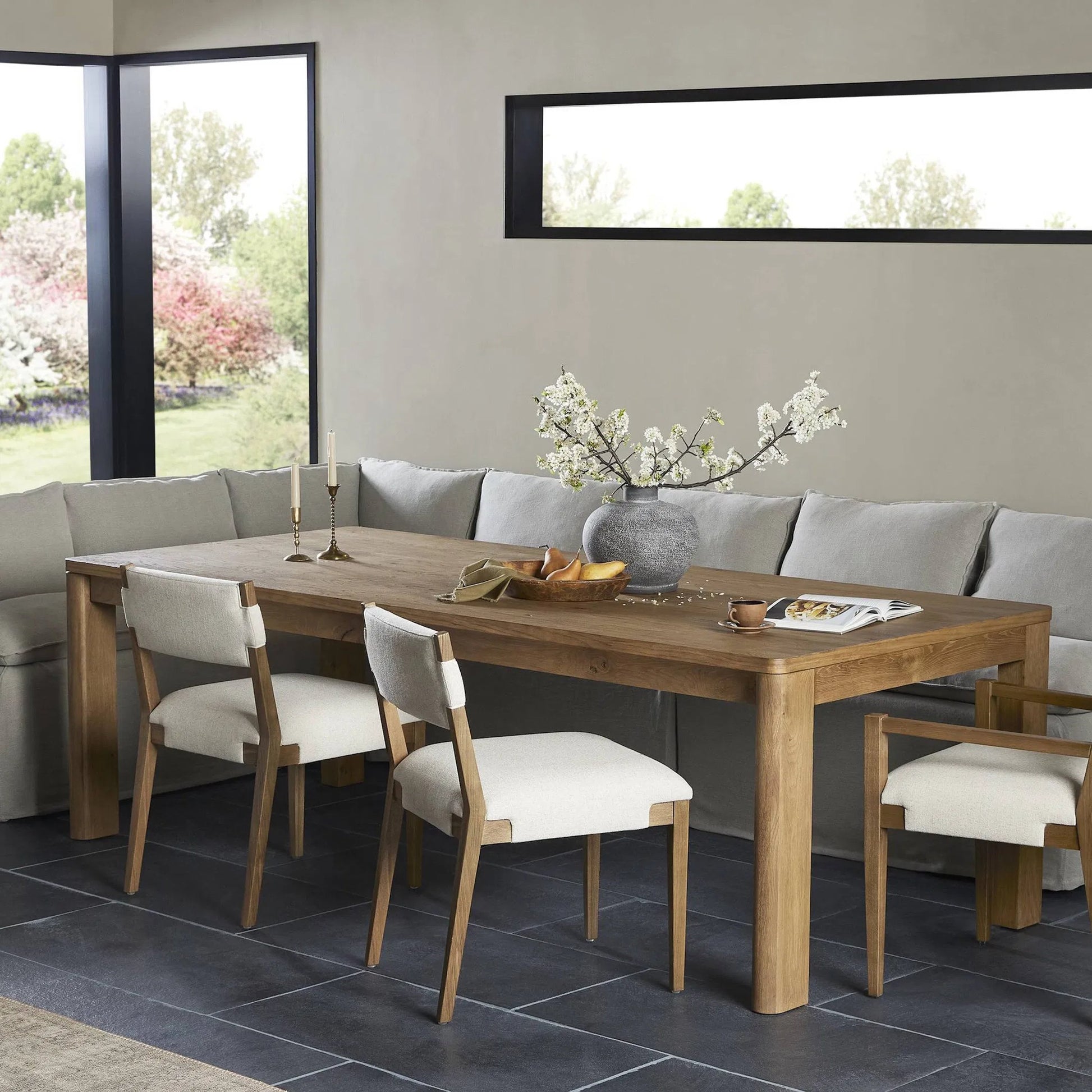 Noeline Extension Dining Table by Four Hands. Made from unique in a transitional style.