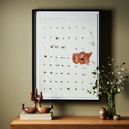 Ink Study by Coup d’Esprit by Four Hands. Made from american maple, acrylic glazing in a modern style.
