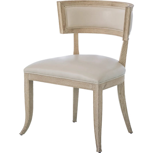 Klios Chair by Global Views. Made from american white oak in a transitional style.