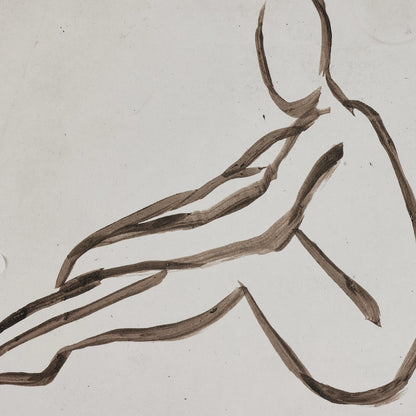 Figure Study by Coup d’Esprit by Four Hands. Made from vertical grain white oak, acrylic glazing in a modern style.