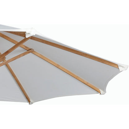 Baska Outdoor Round Umbrella by Four Hands. Made from 100% acrylic, solid fsc®-certified teak in a modern style.