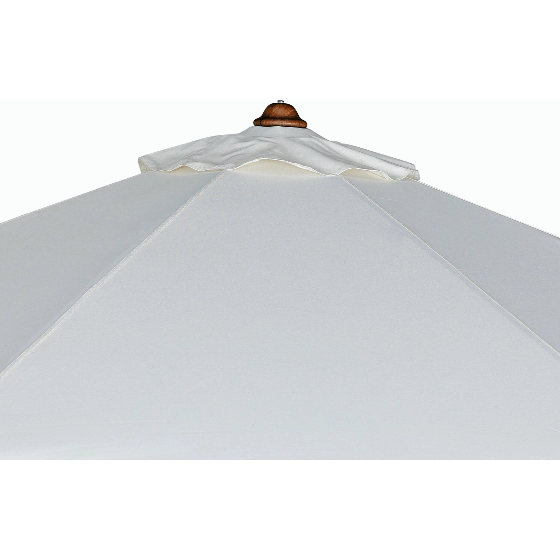 Baska Outdoor Round Umbrella by Four Hands. Made from 100% acrylic, solid fsc®-certified teak in a modern style.