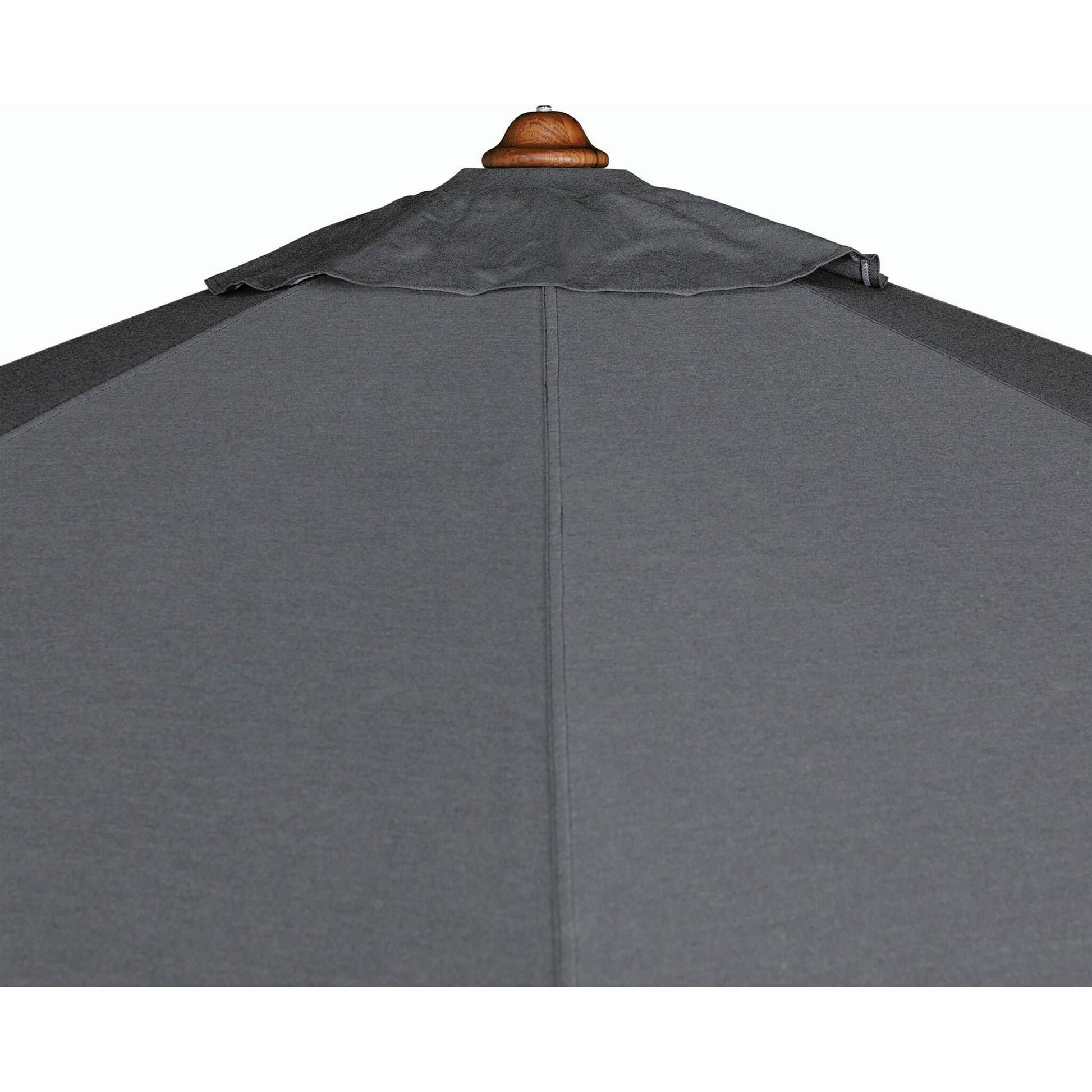 Baska Outdoor Round Umbrella by Four Hands. Made from 100% acrylic, solid fsc®-certified teak in a modern style.